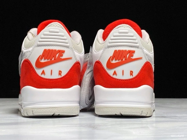 Reps TBkick CJ0939-100 Jordan 3 Air Tinker White Retro University Red 0720